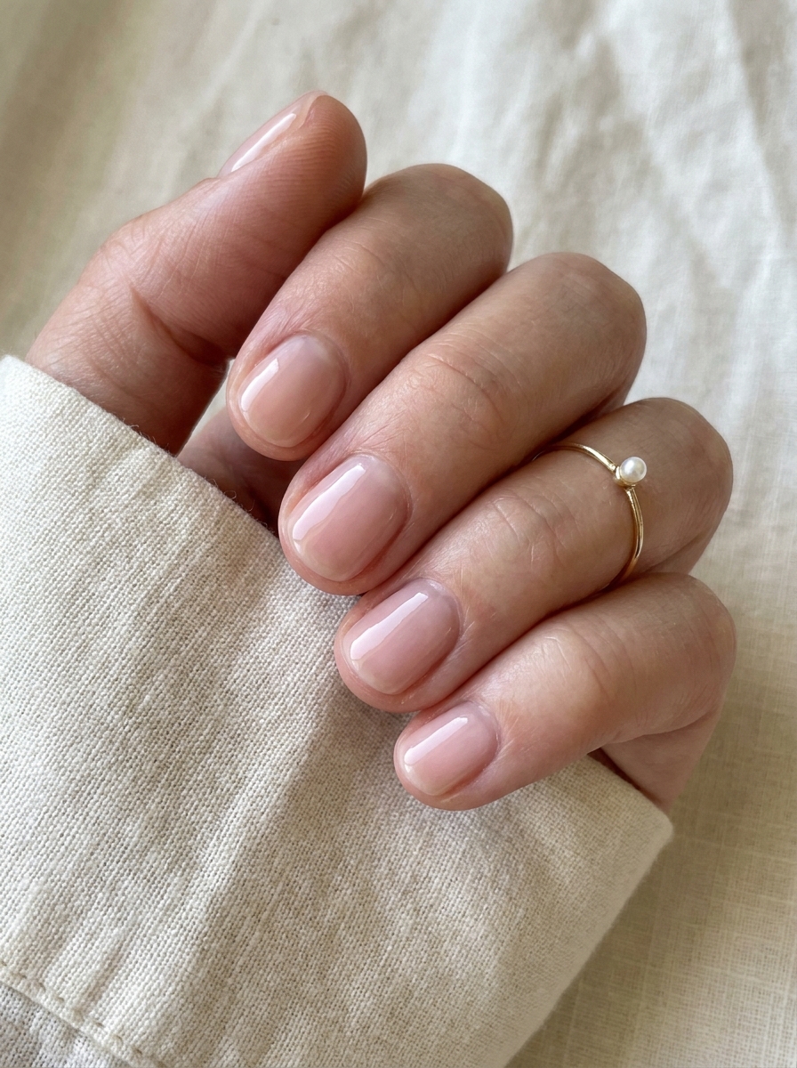 Glazed Short Nails als Glazed Nails Inspiration 2026